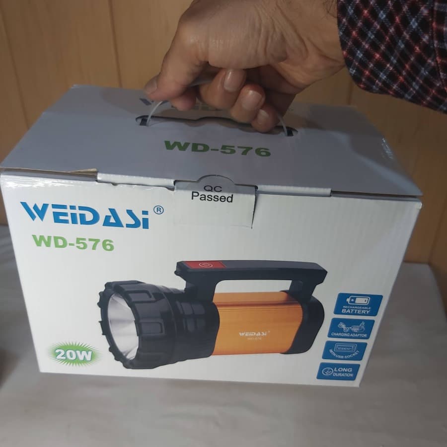 نورافکن دستی WEIDASI ویداسی مدل WD – 576 کد(13) — تصویر ۷