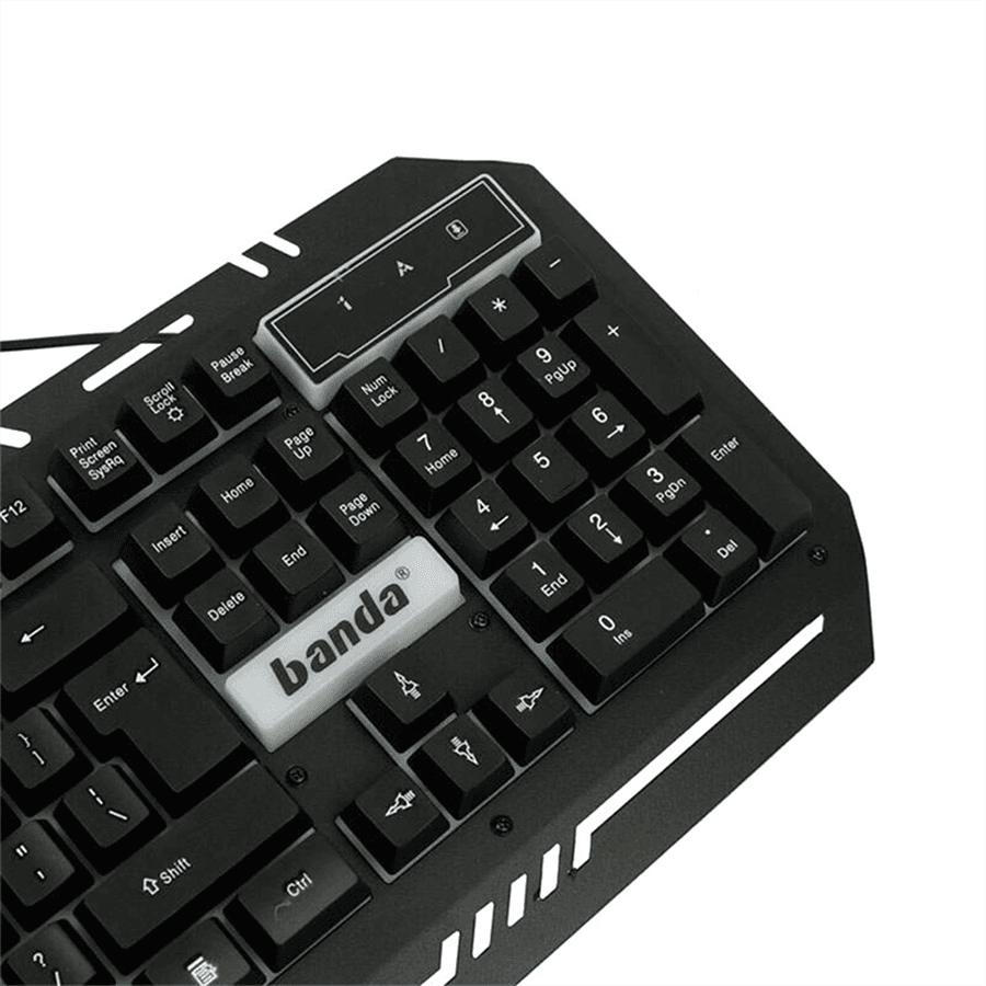 کیبورد و ماوس گیمینگ Banda KM-77 RGB — تصویر ۷