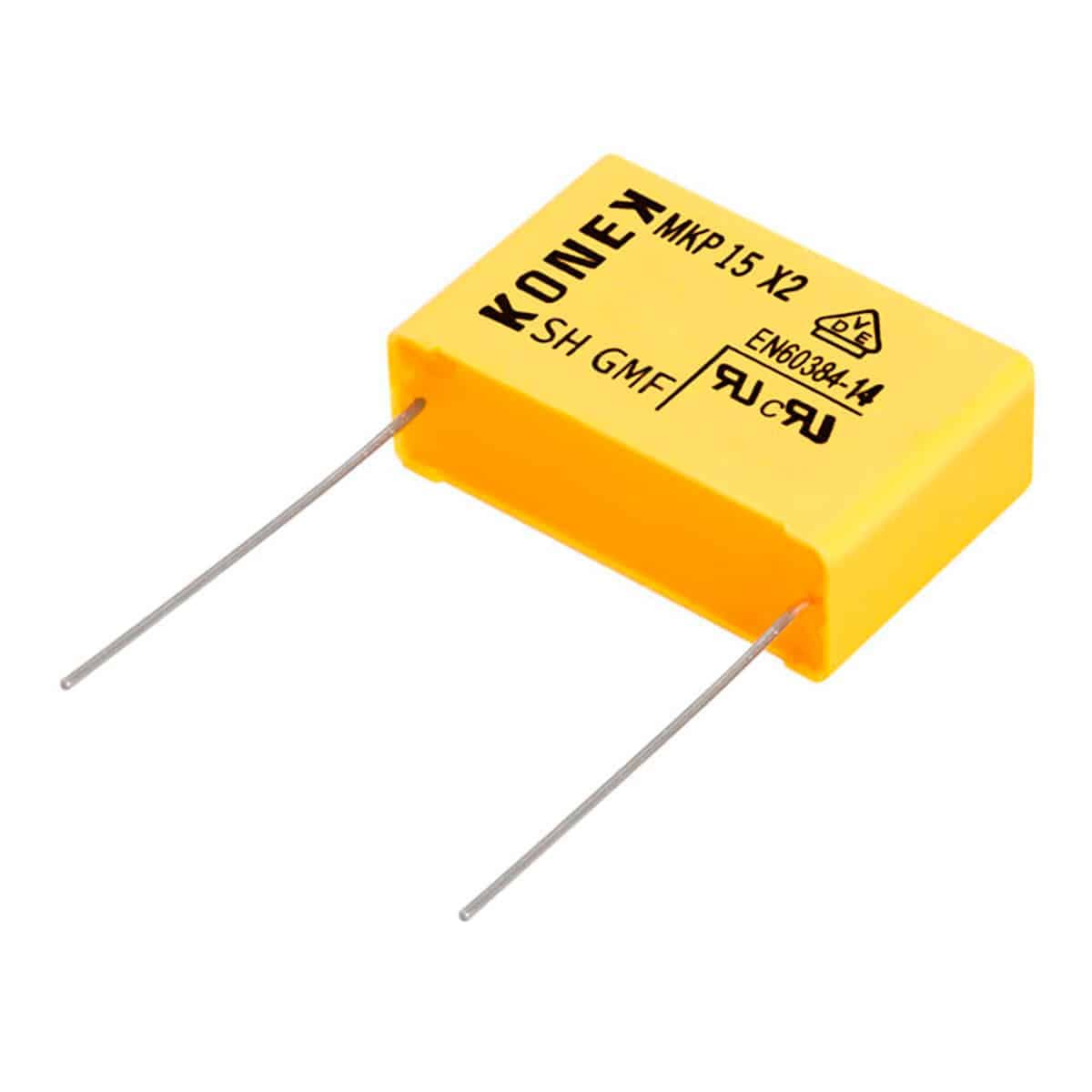 خازن 47nF / 275V MKT کلاس X2 بسته 5 تایی