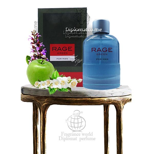 ادکلن هوگو باس سبز مردانه – RAGE GREEN (فرگرنس ورد – 100 میل) اورجینال