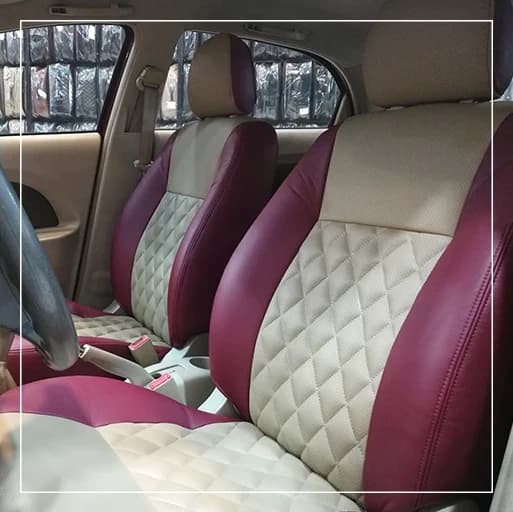 روکش صندلی ام وی ام MVM 315 مدل لمسه لوزی برند R-445) ECCCO) — تصویر ۳