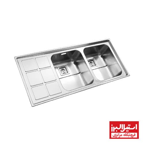 سینک استیل البرز توکار 761 — تصویر ۱۱