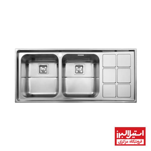 سینک استیل البرز توکار 761 — تصویر ۱۲