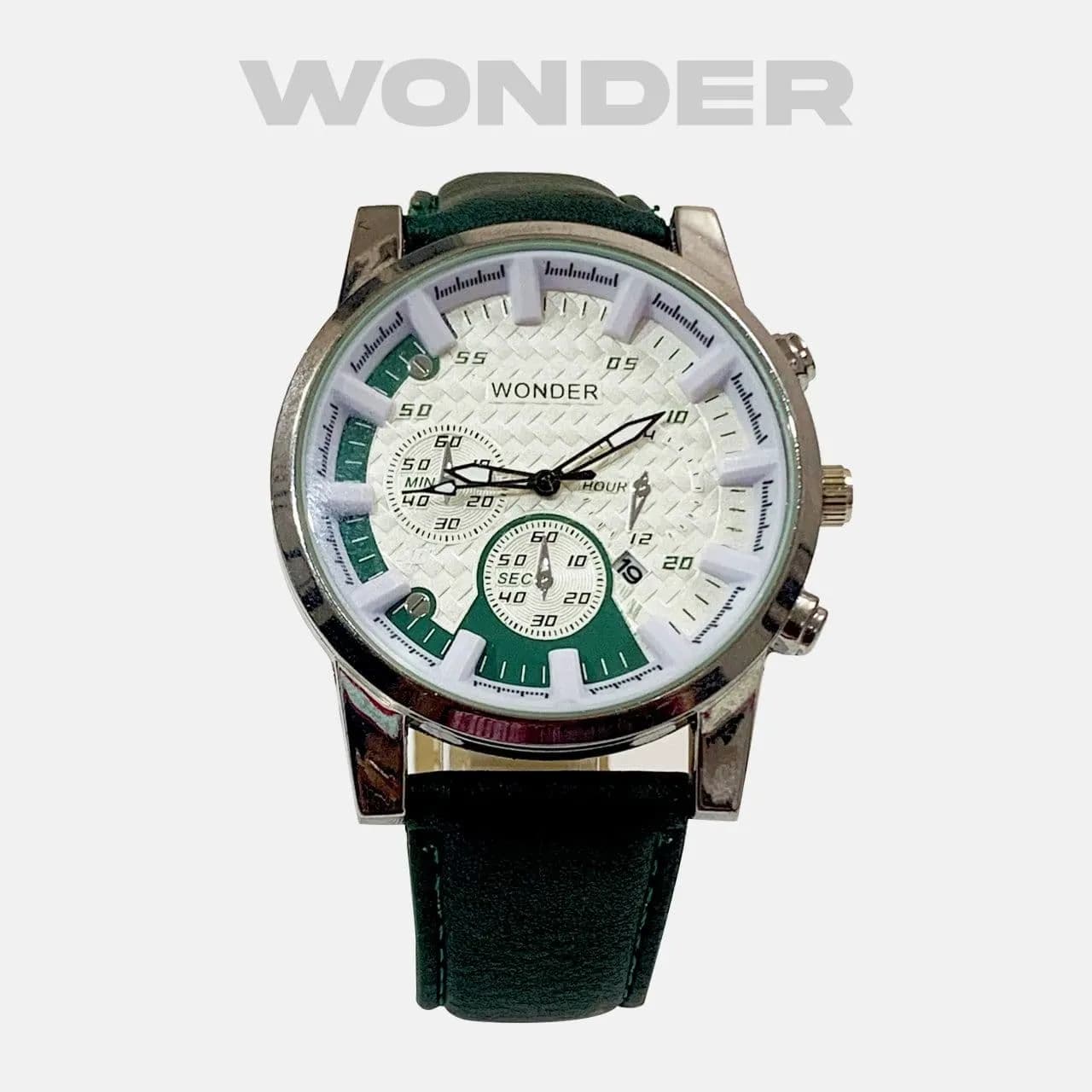 ساعت مچي WONDER یشمی مدل 184