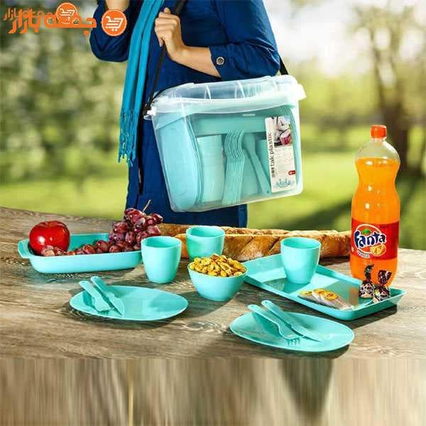 سرویس ظروف مسافرتی 80 پارچه تک پلاستیک — تصویر ۴