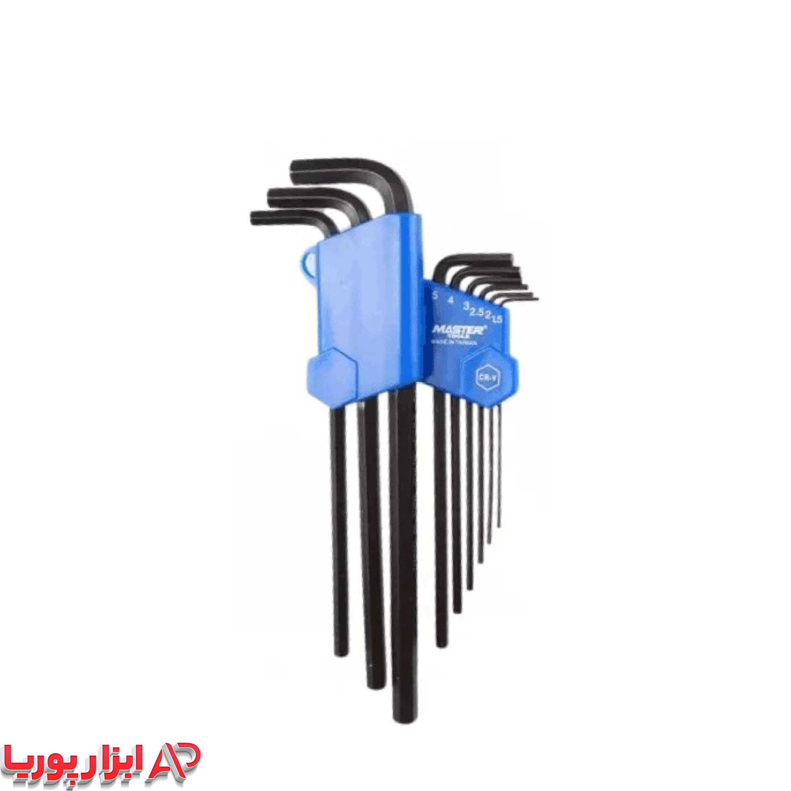 آلن 6 گوش فوق بلند مستر تولز مدل MT1009E-CR