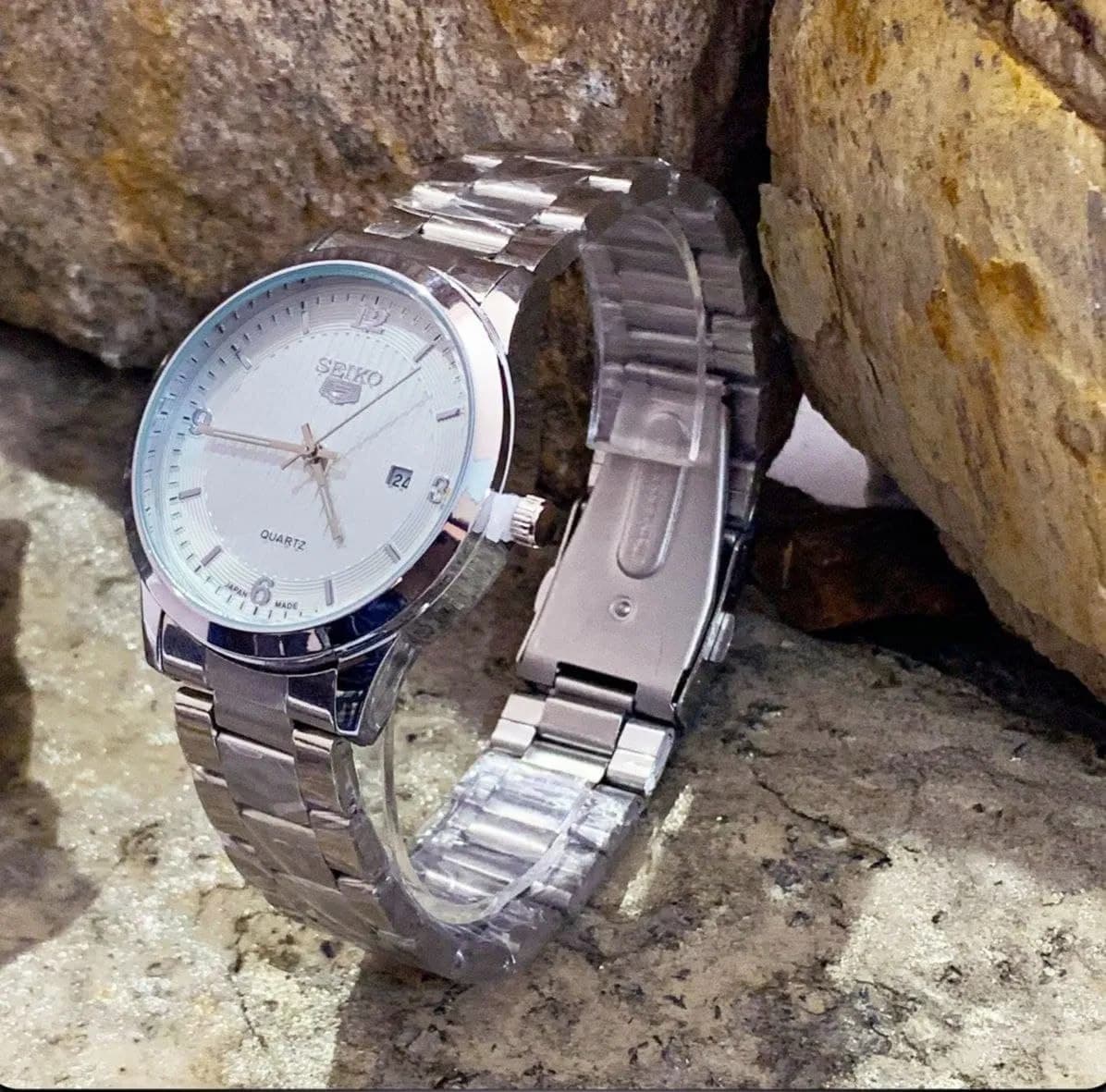 ⌚️‏‌‎ساعت مچی مردانه SEIKO 5 حک شده — تصویر ۹