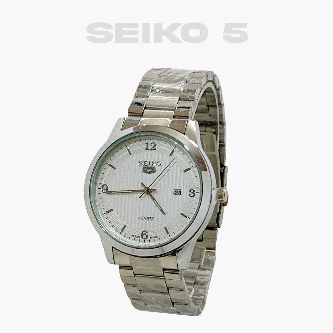 ⌚️‏‌‎ساعت مچی مردانه SEIKO 5 حک شده