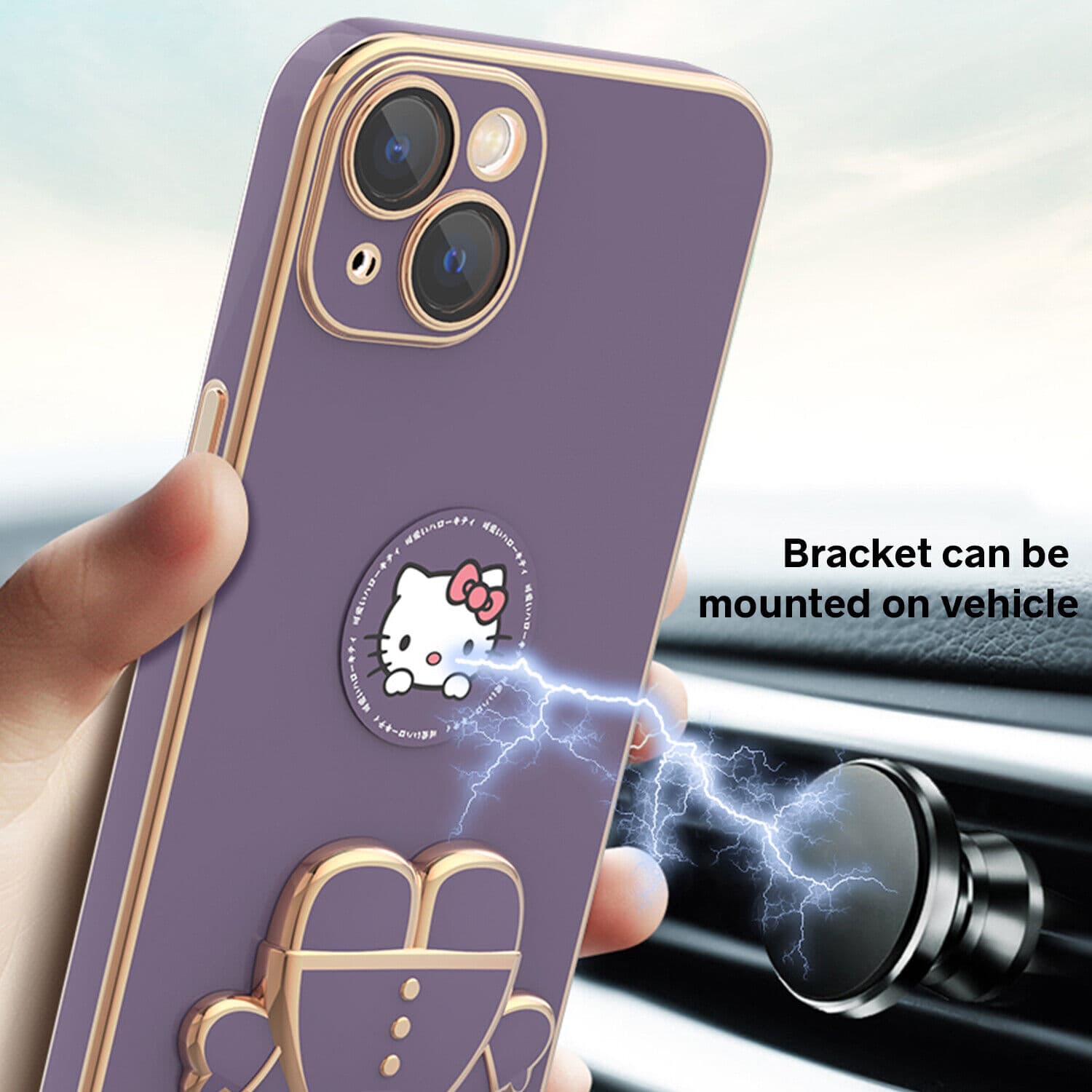 کاور هلوکیتی آیینه استندی مناسب برای گوشی موبایل iPhone 11 — تصویر ۷