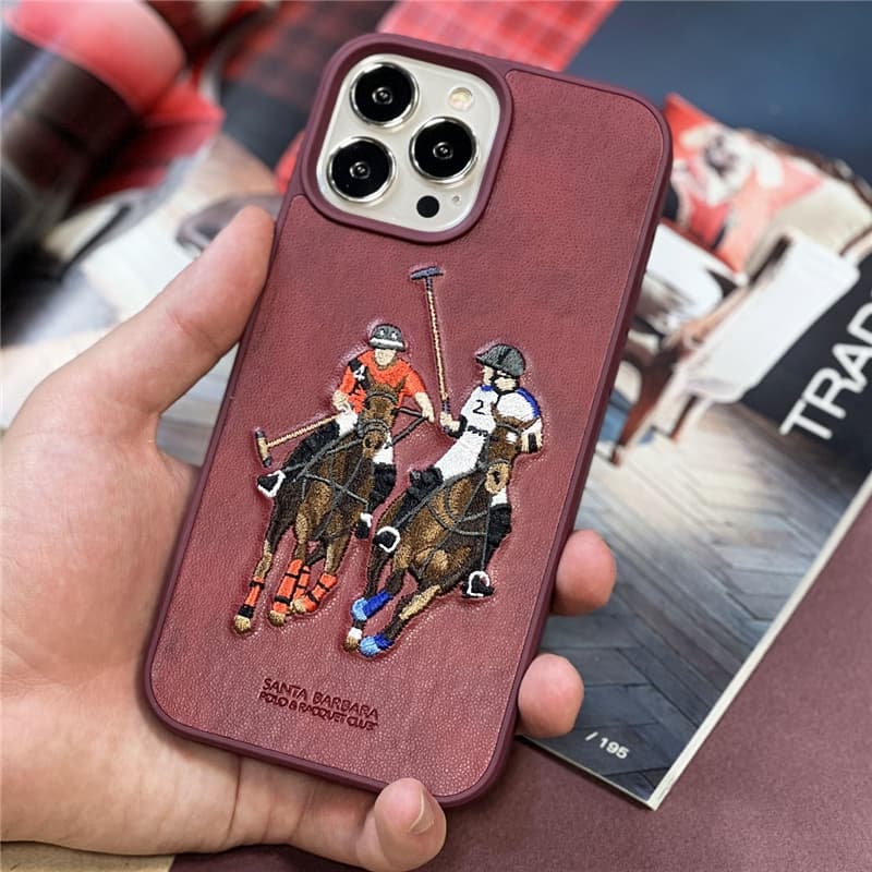 کاور چرمی POLO مدل Jockey مناسب برای گوشی موبایل Apple iPhone 13 ProMax — تصویر ۱۲