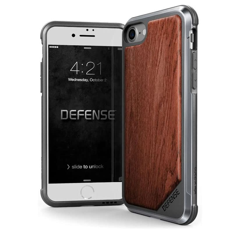 قاب ایکس دوریا آیفون X-Doria Defense LUX WOOD I Case iPhone 7/8/SE