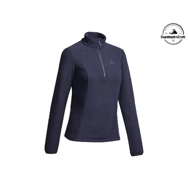 پلار نیم زیپ زنانه کچوا مدل Quechua NH100 — تصویر ۴
