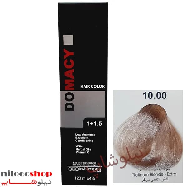 رنگ مو دوماسی شماره 10.00 حجم 120 میلی لیتر