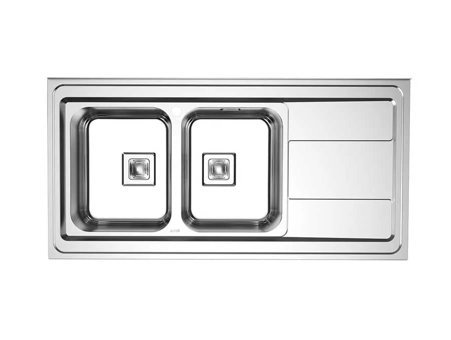 سینک ظرفشویی آلتون مدل SR1204 روکار — تصویر ۱۲