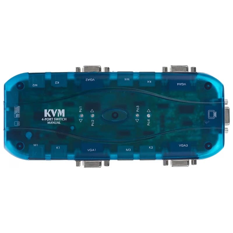 سوییچ چهار پورت KVM پی نت PS2 مدل FJ-K104 — تصویر ۴