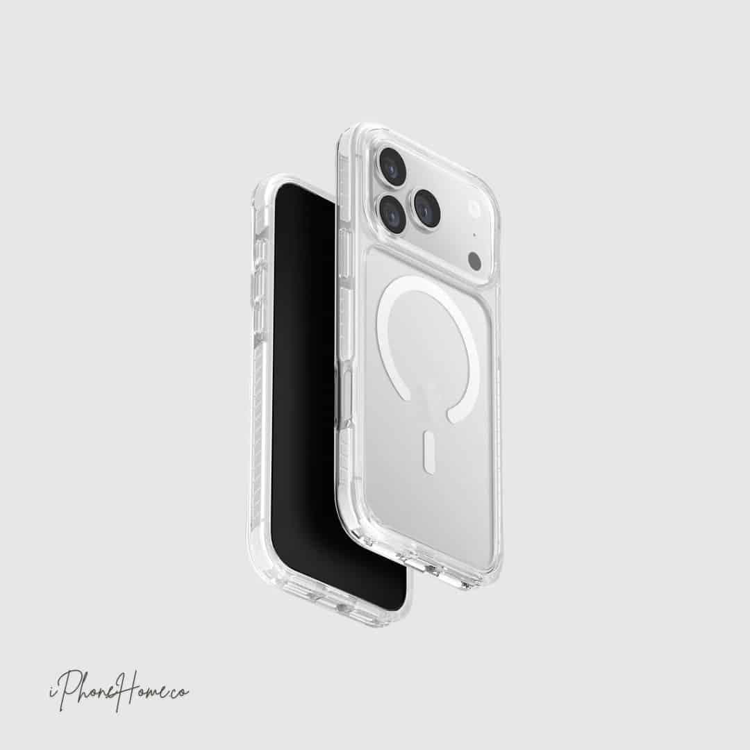 قاب یونیک Combat شفاف سفید مناسب iPhone 17 Pro (9764)