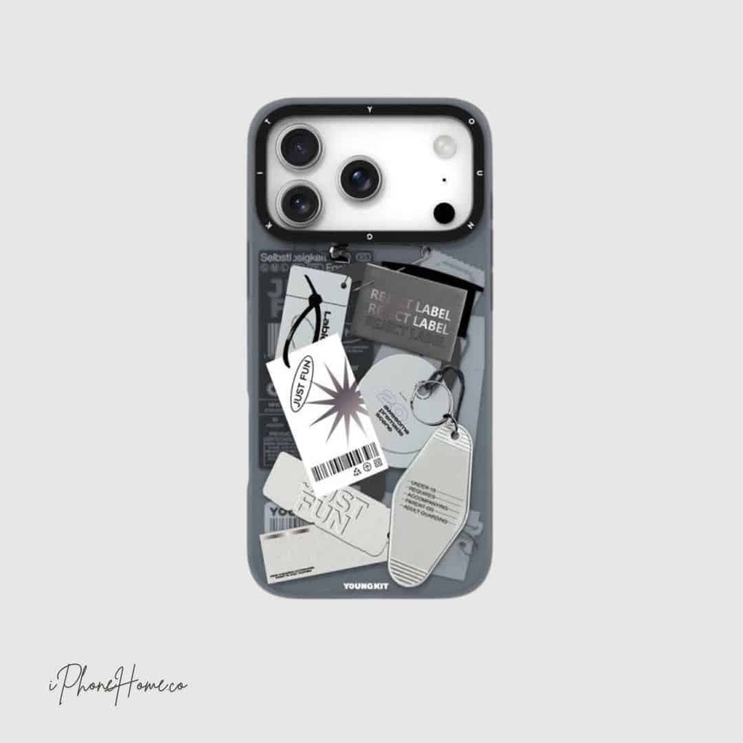 قاب یانگ کیت Different Dimenesion مناسب خاکستری iPhone 17 Pro Max