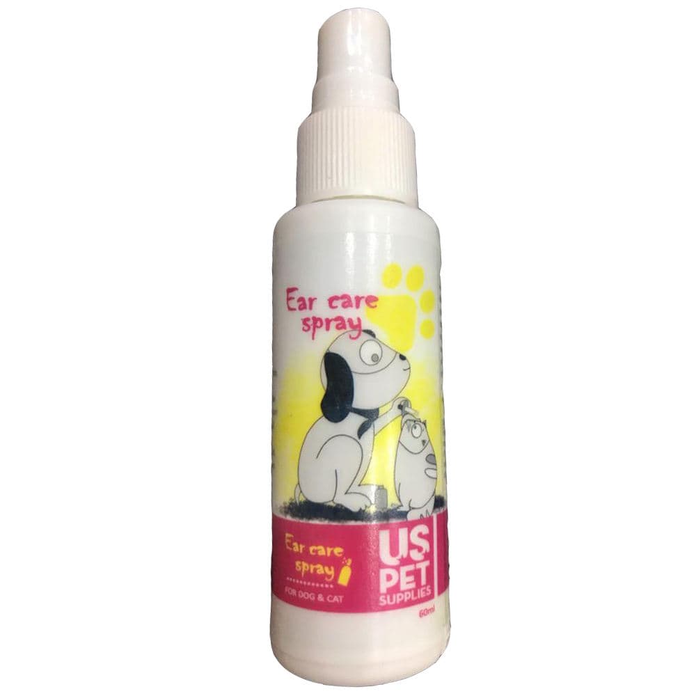 اسپری گوش سگ و گربه یو اس پت 60ml — تصویر ۲