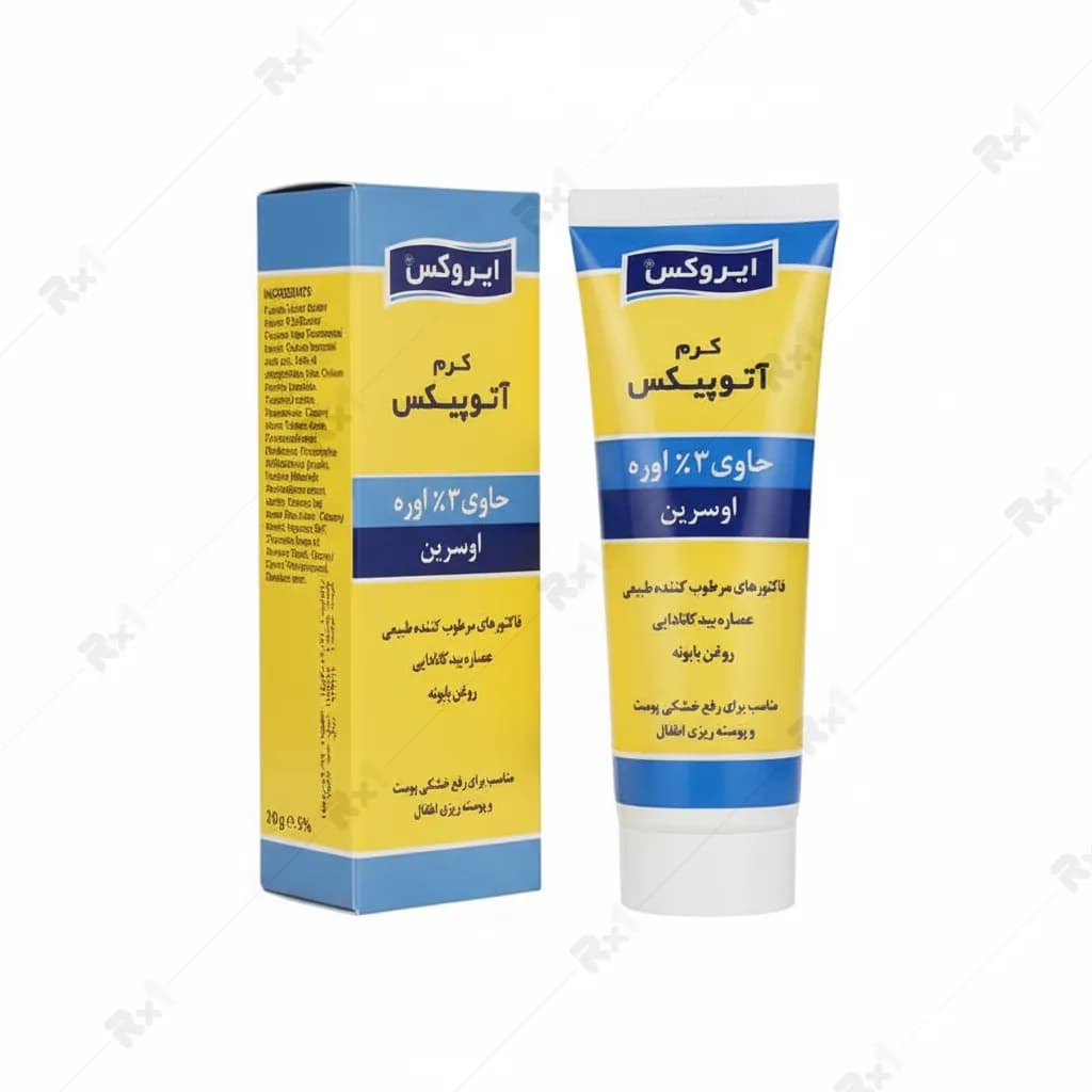 کرم مرطوب کننده آتوپیکس ایروکس مدل 3 درصد اوره وزن 75 گرم