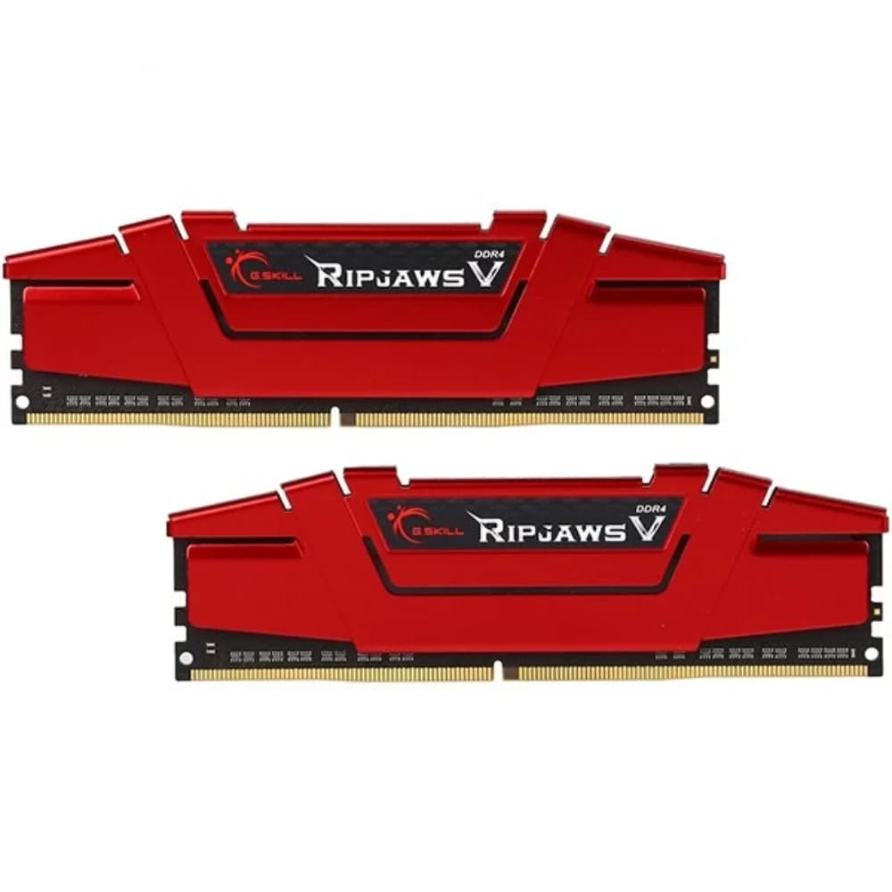 رم دسکتاپ DDR4 دو کاناله 3000 مگاهرتز CL16 جی اسکیل مدل Ripjaws V ظرفیت 16 گیگابایت کارکرده