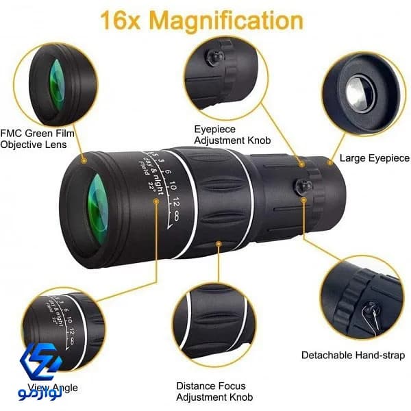 دوربین تک چشمی کومت مدل COMET 16*52 — تصویر ۱۲