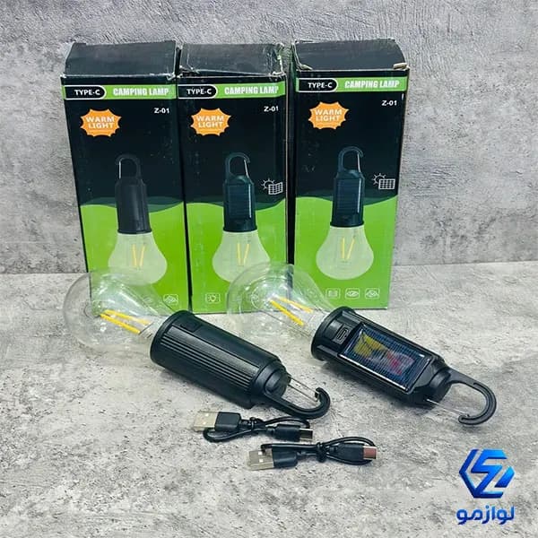 لامپ اضطراری خورشیدی مدل Z-01 — تصویر ۳