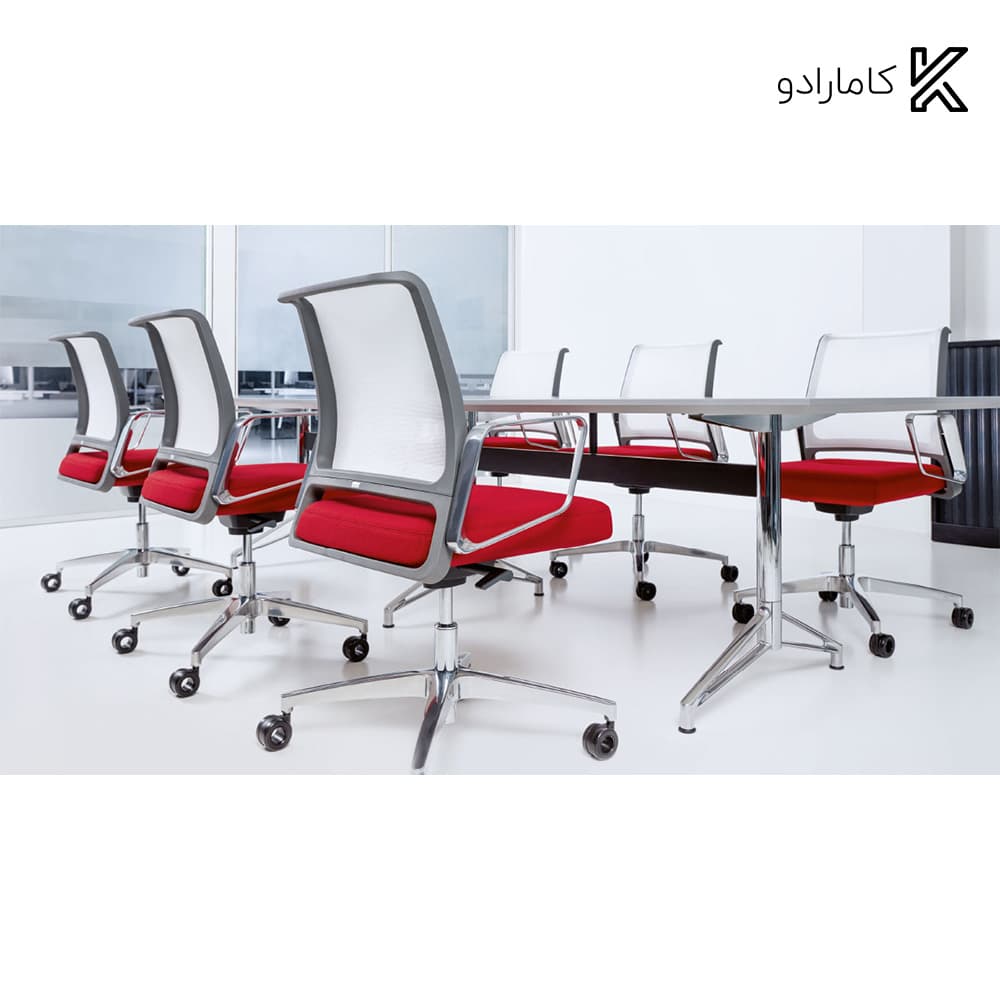 صندلی مدیریتی مدل M402 انیکس دسته متحرک نظری ( پنج پر پلاستیکی ) — تصویر ۳