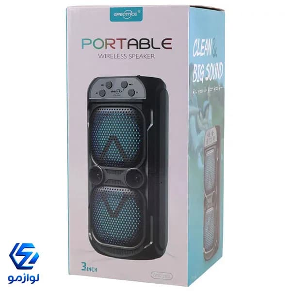 اسپیکر بلوتوثی قابل حمل مدل GTS-2165 — تصویر ۲