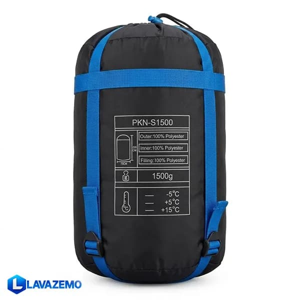 کیسه خواب الیاف کله گاوی مدل PKN-S1500 وزن ۱.۵ کیلوگرم — تصویر ۴
