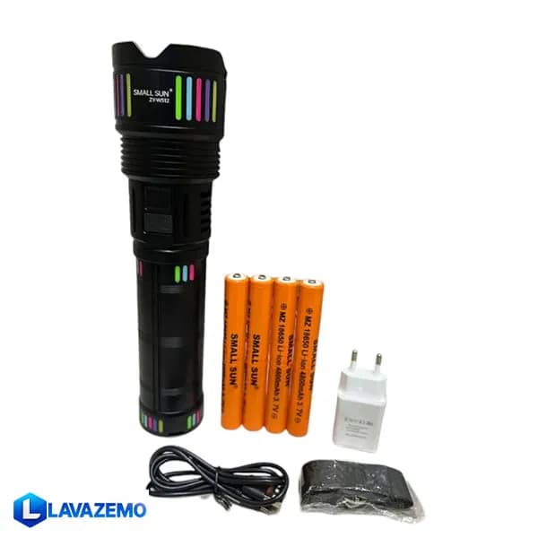 چراغ قوه پاور بانک دار اسمال سان ZY-W512 — تصویر ۳