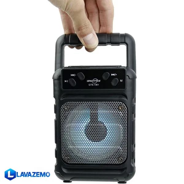 اسپیکر بلوتوثی قابل حمل گریت نایس مدل GTS-1361 — تصویر ۹