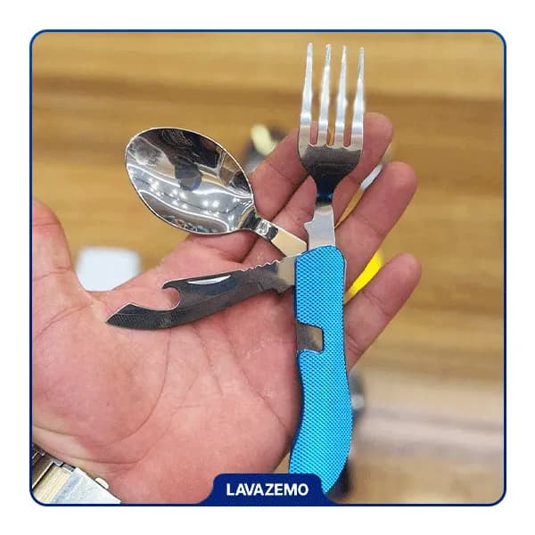 قاشق چنگال مگنتی تاشو