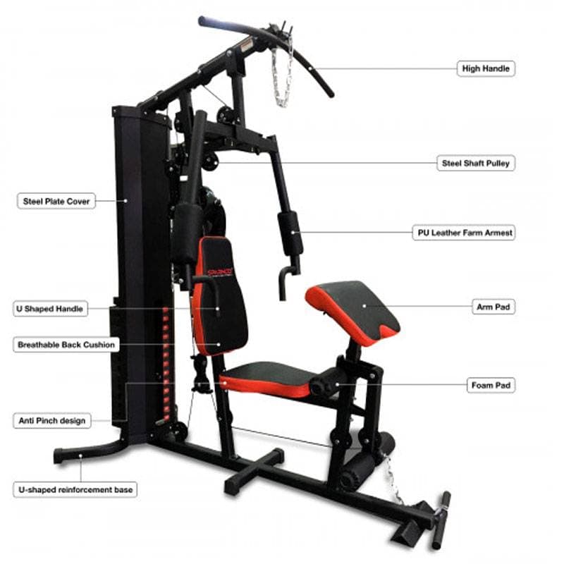دستگاه مولتی جیم اسپارنود فیتنسSparnod Fitness SHG10000 — تصویر ۲