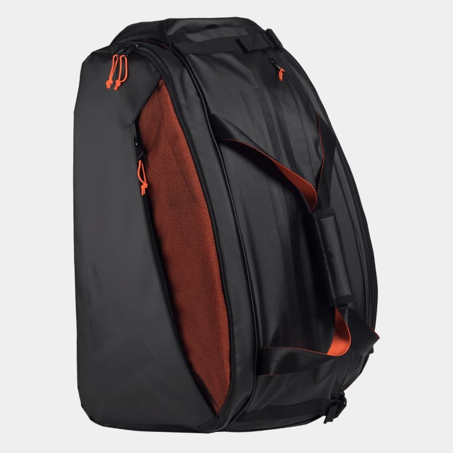 ساک پدل آدیداس مدل Racket Bag adidas Multigame Black Orange 3.4 — تصویر ۴