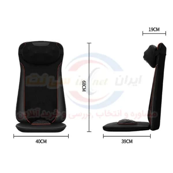 روکش صندلی ماساژور خودرویی لیرکن Leercon LEK-918C5 — تصویر ۱۲