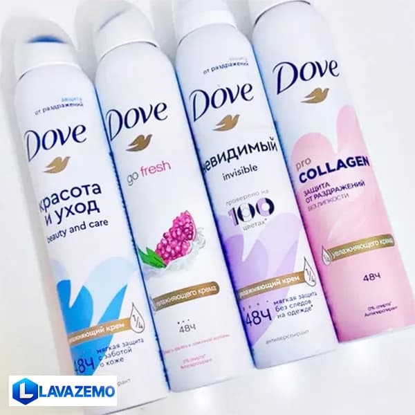 اسپری ضد تعریق زنانه داو مدل Beauty and Care — تصویر ۲
