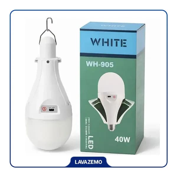 لامپ شارژی اضطراری 40 وات مدل WH-905 — تصویر ۶