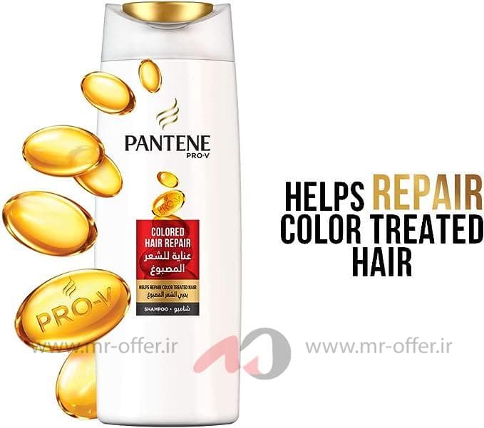 شامپو موهای رنگ شده Colored Hair Repair پنتن ۴۰۰میل — تصویر ۴