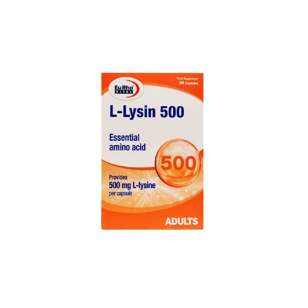 کپسول ال لیزین 500 یوروویتال (30 عددی) — تصویر ۲