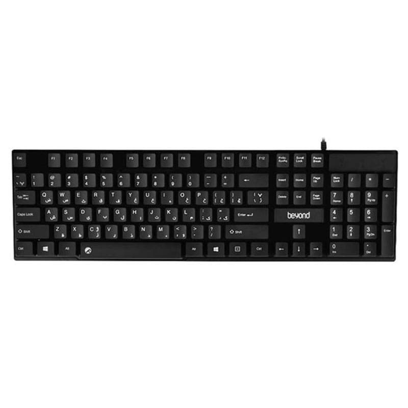 کیبورد با سیم بیاند مدل BEYOND BK-2870 — تصویر ۲