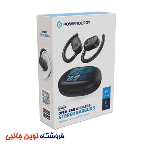 ایرپاد هندزفری القایی استریو پاورولوژی مدل PW08 ا Powerology PW08 ENC TWS Air Conduction Stereo Earbuds (تک/عمده) — تصویر ۱۰
