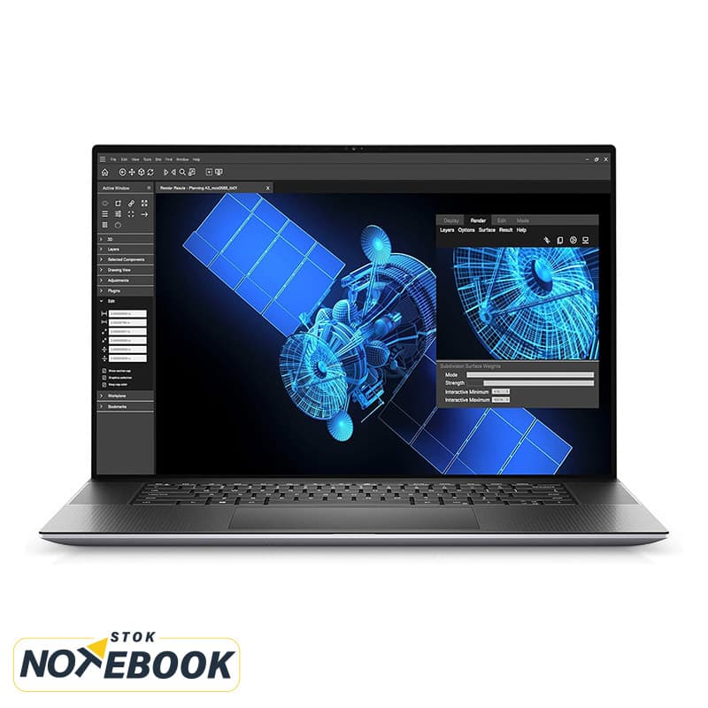 لپ تاپ دل مدل Precision 5750 | i7-10875H/16GB/512GB/6GB RTX A3000/17 inch 4K Touch – A — تصویر ۸