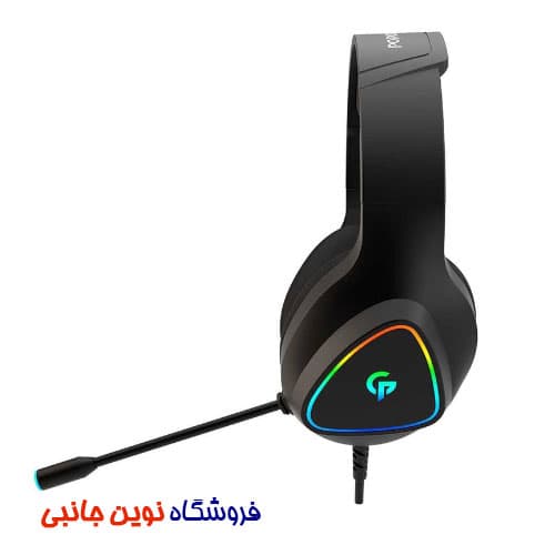 هدفون گیمینگ پرودو مدل PDX414 ا Porodo PDX414 Gaming Headphone HD Sound with RGB (تک/عمده) — تصویر ۳