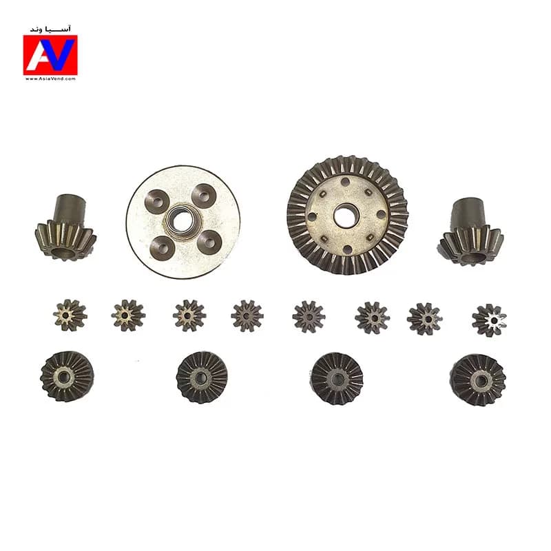 قطعات فلزی آپگرید دیفرانسیل ماشین کنترلی WLTOYS 12428 – ست 16 عددی