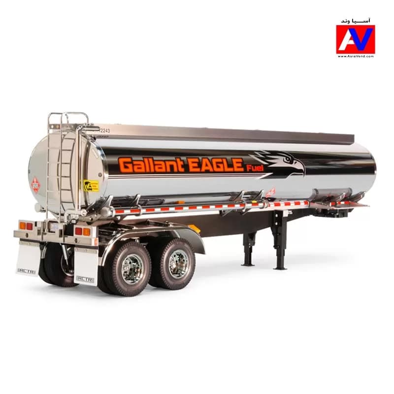 تانکر سوخت کشنده کنترلی – TAMIYA Fuel Tank Trailer