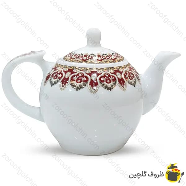 قوری تقدیس مدل فرهام قرمز سایز بزرگ (سایز8)