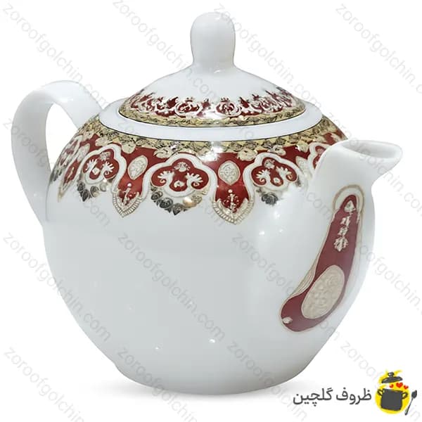 قوری تقدیس مدل فرهام قرمز سایز کوچک (سایز4)