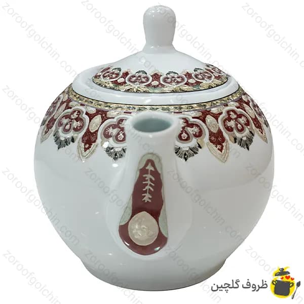 قوری تقدیس مدل فرهام قرمز سایز کوچک (سایز4) — تصویر ۴
