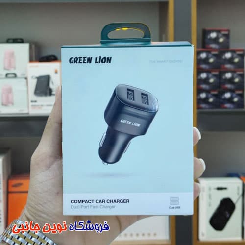 شارژر فندکی 45 وات گرین لاین مدل GNCC2PD45WBK تایپ سی | Green Lion Dual Ports USB-C Car Charger with 45W Multi-Device Charging ( تک / عمده ) — تصویر ۸