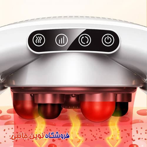 ماساژور گردن و شکم چند کاره پرودو مدل LSNBSM ا Porodo PD-LSNBSM-WH Lifestyle Red Light and Hot Compress Massager (تک / عمده ) — تصویر ۲